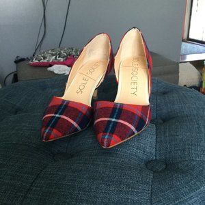Sole Society Jenn plaid heel